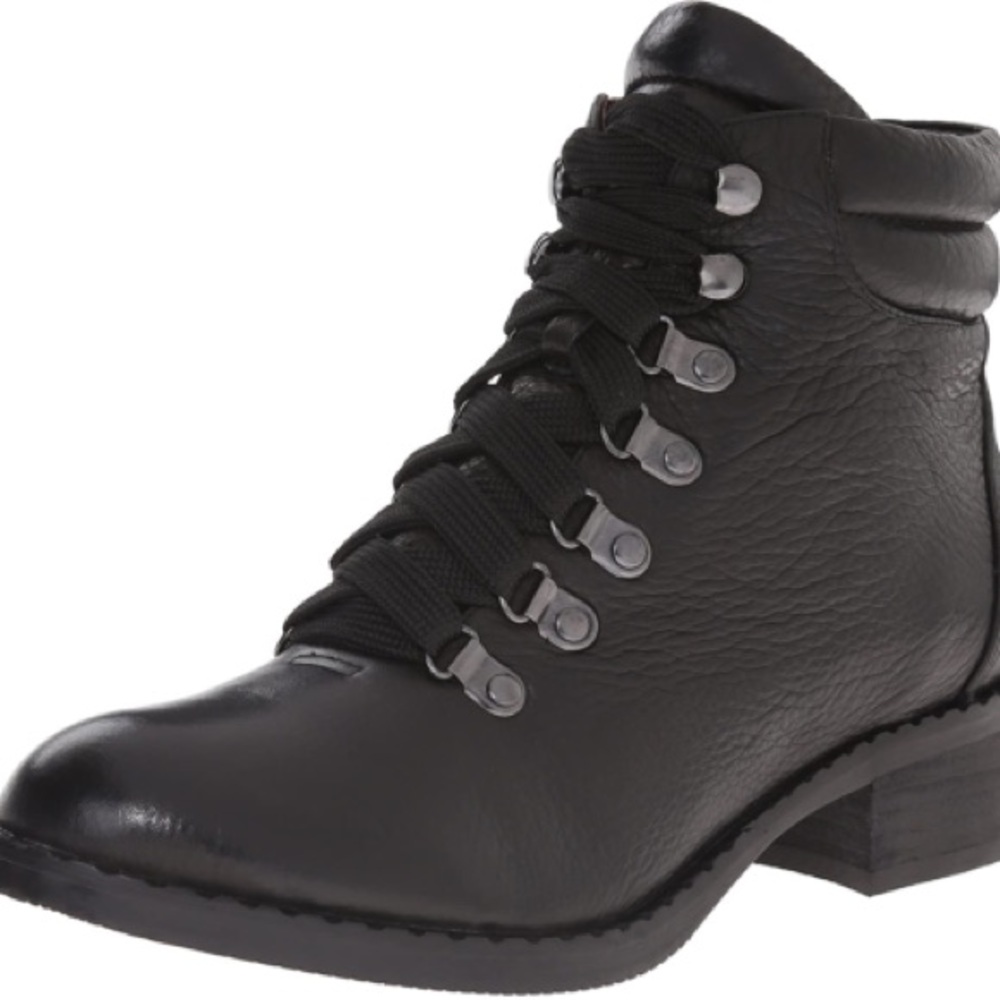 Gentle Souls Black Ankle Boots
